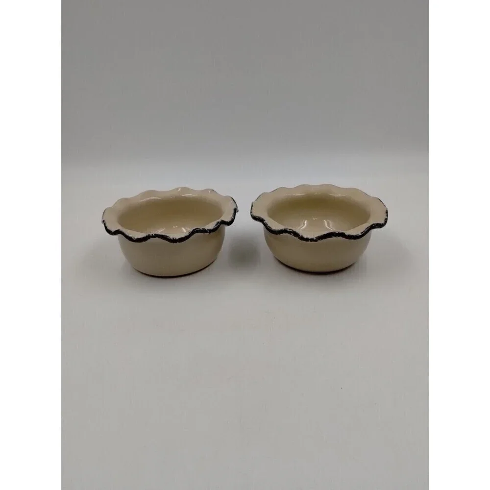 Home & Garden Party LTD 2004/05 Stoneware Chip Dip Bowl Blue Sponge Replacement